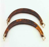 Angel Çanta Aksesuar Halkalı Kehribar Renk Akrilik Çanta Sapı - 1