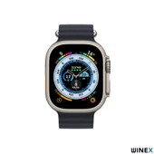 Winex Watch 8 Ultra Max Amoled Ekran Android İos HarmonyOs Uyumlu Üç Kordonlu Akıllı Saat Siyah - 2