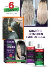 Brezilya Fönü Keratini 2li Mucizevi Bakım Seti Keratin - Şampuan Botox Etkili / Evde Kullanım Seti - 1