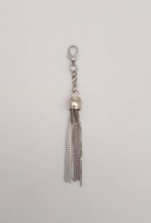Angel Çanta Aksesuar Gümüş Renk Püskül Süs thumbnail 1