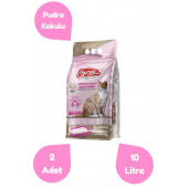 Energy Bentonit Kedi Kumu Bebek Pudrası Kokulu 10 Lt x 2 Adet 20 Lt - 1