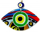 Yeşil Göz Modelli Füzyon Cam Duvar Dekorasyonu thumbnail 1