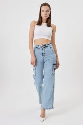 Kargo Cepli Bol Paça Kot pantolon 4194 - 1