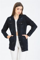 Kadın Yeni Model Kot Ceket 99126 - 1