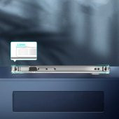 Apple iPhone 14 Pro Max 6.7 Kılıf Standlı Şeffaf Silikon L-Stand Kapak - 9