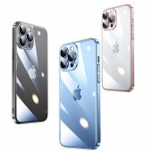 Apple iPhone 14 Pro Kılıf Sert PC Renkli Çerçeveli Zore Riksos Silikon Kapak - 7