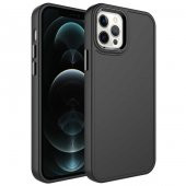 Apple iPhone 14 Pro Max Kılıf Metal Çerçeve ve Buton Tasarımlı Sert Botx Kapak - 3