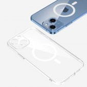 Apple iPhone 14 Kılıf Kamera Korumalı Magsafe Sert PC Zore Porto Kapak - 5