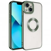 Apple iPhone 14 Kılıf Kamera Korumalı Logo Gösteren Zore Omega Kapak - 2
