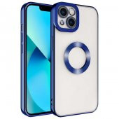 Apple iPhone 14 Kılıf Kamera Korumalı Logo Gösteren Zore Omega Kapak - 9