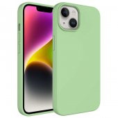 Apple iPhone 14 Plus Kılıf Sıvı Teknolojili Silinebilir Sert Zore Kivi Kapak - 1
