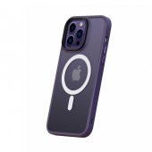 Apple iPhone 14 Pro Kılıf Wireless Şarj Özellikli Zore Hibrit Magsafe Kapak - 1