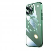 Apple iPhone 14 Pro Max Kılıf Wireless Şarj Özellikli Sert PC Zore Riksos Magsafe Silikon Kapak - 6