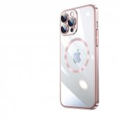 Apple iPhone 14 Pro Max Kılıf Wireless Şarj Özellikli Sert PC Zore Riksos Magsafe Silikon Kapak - 7