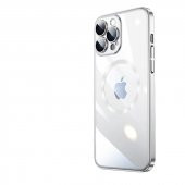 Apple iPhone 14 Pro Max Kılıf Wireless Şarj Özellikli Sert PC Zore Riksos Magsafe Silikon Kapak - 10