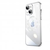 Apple iPhone 14 Kılıf Wireless Şarj Özellikli Sert PC Zore Riksos Magsafe Silikon Kapak - 8