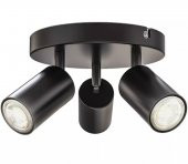 MYLİGHTS  MODERN ÜÇLÜ METAL LED SPOT GÜNIŞIĞI AMPULLÜ HAREKETLİ AVİZE - 3