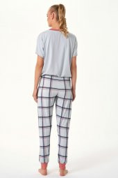 Ekose Pijama Takımı - 1