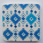 Şeker Portakalım Dekoratif Figürlü Doğal Taş Banyo Gider Kapağı Süsü Tekli 10X10 Cm - 1