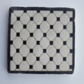 Şeker Portakalım Dekoratif Figürlü Doğal Taş Banyo Gider Kapağı Süsü Tekli 10X10 Cm - 1