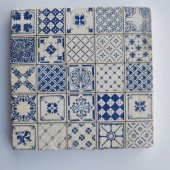Şeker Portakalım Dekoratif Figürlü Doğal Taş Banyo Gider Kapağı Süsü Tekli 10X10 Cm - 1