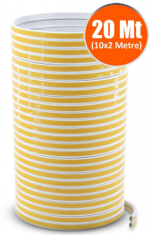 Kapı Pencere Bandı Fitili Yapışkanlı Soğuk Izolasyon Bant 10x2=20 Metre (BEYAZ) - 1