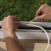 Kapı Pencere Bandı Fitili Yapışkanlı Soğuk Izolasyon Bant 10x2=20 Metre (BEYAZ) - 6