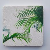 Şeker Portakalım Dekoratif Figürlü Doğal Taş Banyo Gider Kapağı Süsü Tekli 10X10 Cm - 1