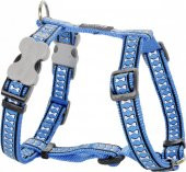 REDDİNGO REFLEKTÖRLÜ KEMİK DESENLİ MAVİ GÖĞÜS TASMASI XS / 12MM - 3