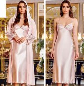 SATEN GECELİK SABAHLIK TAKIM thumbnail 2