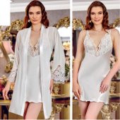 SATEN GECELİK SABAHLIK TAKIM thumbnail 2