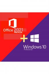 Windows 10 Pro Lisans + (office 2021 Pro Plus Hediyeli) - 1