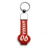 SLİKON SAPLI ŞEHİR PLAKA ANAHTARLIK/MDL-1208 - 1