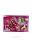 Bisikletli Barbie Bebek Seti 2550 thumbnail 2