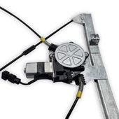 VW Polo HB 1994-1999 Sol Ön Kapı Cam Mekanizması Motorlu 6N4837461 - 3