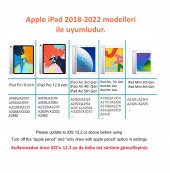 Apple iPad 12.9 (6.Nesil) Palm Rejection Kalem Active Stylus - 8
