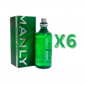 Manly Green EDC 125 Ml Erkek Parfüm 6 Adet - 1