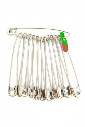 hagiki No 7 Çengelli İğne 7,5 cm 12 Adetli Çelik Çatal İğne (1 Set) - 1