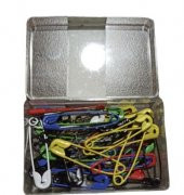 hagiki (1 adet) No1 Renkli Çengelli İğne 3 CM 36 Adetli Çatal İğne (1 Adet) - 1