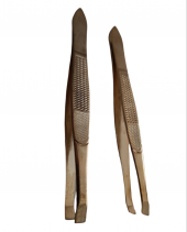 hagiki (2Lİ SET) Düz Ve Yan Uçlu Sarı Cımbız Uçları Özel Açılmış Hassas Tüy almayı Kolaylaştırır - 1