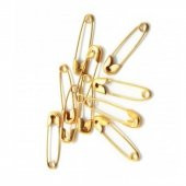 hagiki sarı çengelli iğne küçük boy çatal iğne 50 Adetli - 1