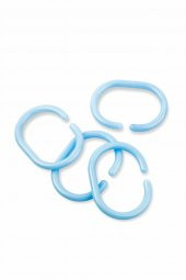 hagiki Mavi Banyo Perde Halkası 20adetli - 1