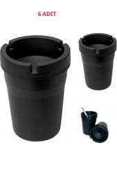 hagiki (6 Adet) kokusuz küllük kül tabağı Araç içi Kül Tabağı Koku Yapmaz Kül Tablası (6 Adet) - 1