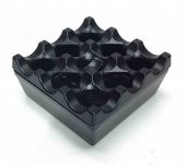 gik Izgara Modeli Kare Plastik  Köşeli Kokusuz küllük Kül Tabağı - 1