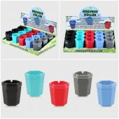 hagiki (2ADET) Kokusuz Küllük Renkli Köşeli Dumansız Sigara Küllüğü (2ADET) - 3