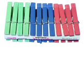 hagiki (6 Adet) 24 Lü Plastik Mandal Çamaşır Mandalı ( 6 Adet) - 2