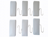 hagiki (6 Adet) Kalorifer Peteği Suluğu Ve Askı Aparatı Doğalgaz Petek Suluğu (6Adet) - 2