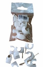 hagiki No 5 Çivili Kroşe 10 Adetli paket Kablo tutturucu - 1