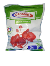 gik Organik Orkide Toprağı 3 Litre Doğal Torf Toprak Orkide Çiçeği İçin Özel Toprak - 1