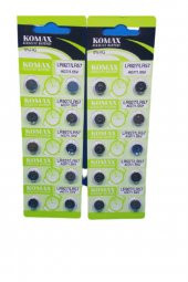 hagiki (1 Kart) Ag7 395A Alkalin Pil 10 Lu Kart LR927/LR57 Düğme Pil ag 7 (1 Kart) - 1